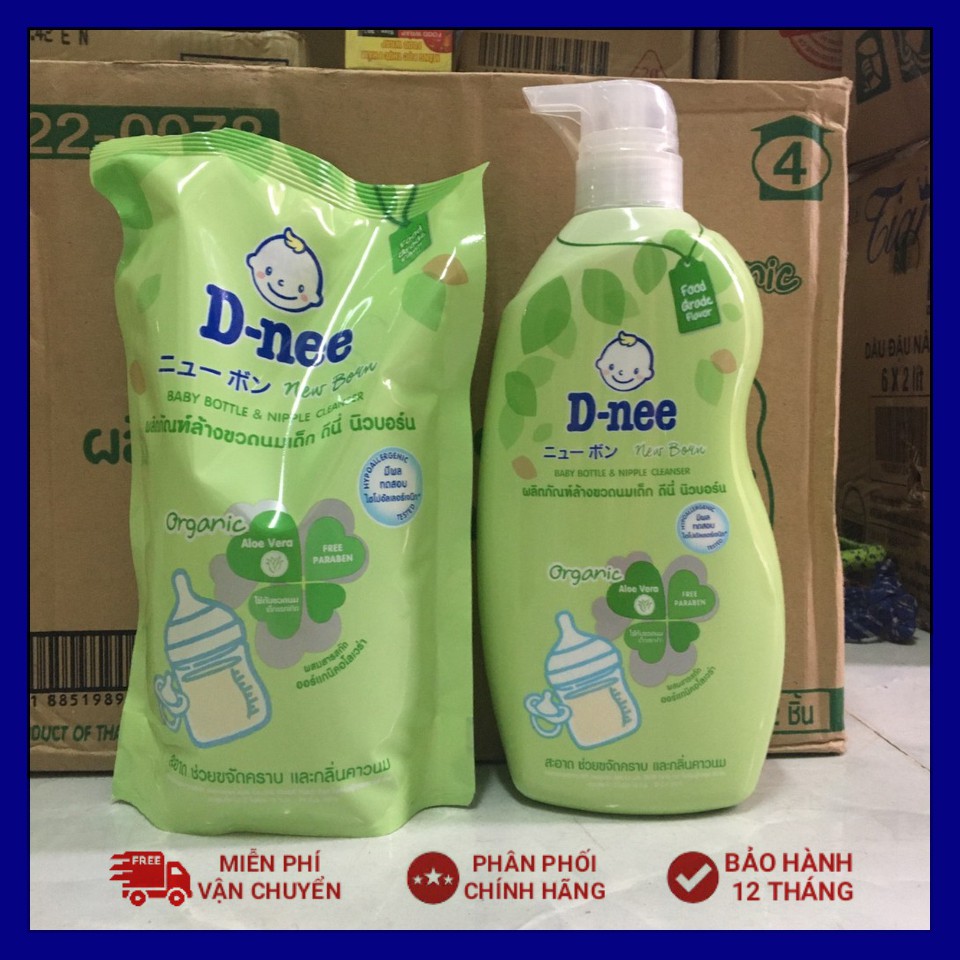 Nước Rửa Bình Sữa Dnee Thái Lan Mẫu Mới Nhất