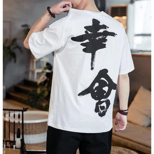 ❤️ Đẹp Mịn 🍁 FREESHIP ÁO THUN, ÁO PHÔNG TAY LỠ UNISEX  CHỮ NHO THƯ PHÁP 2 CHO NAM NỮ đủ size M L XL XXL GIÁ RẺ TỐT