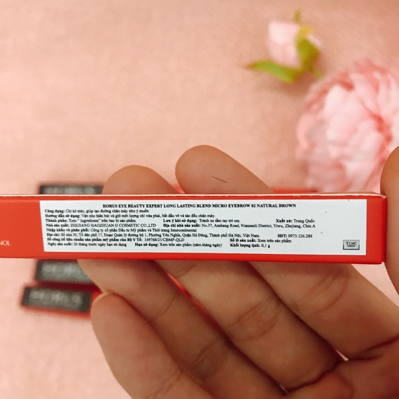 Chì mày đầu siêu nhỏ Horus Eye Beauty Expert  Long Lasting Blend Micro Eyebrow