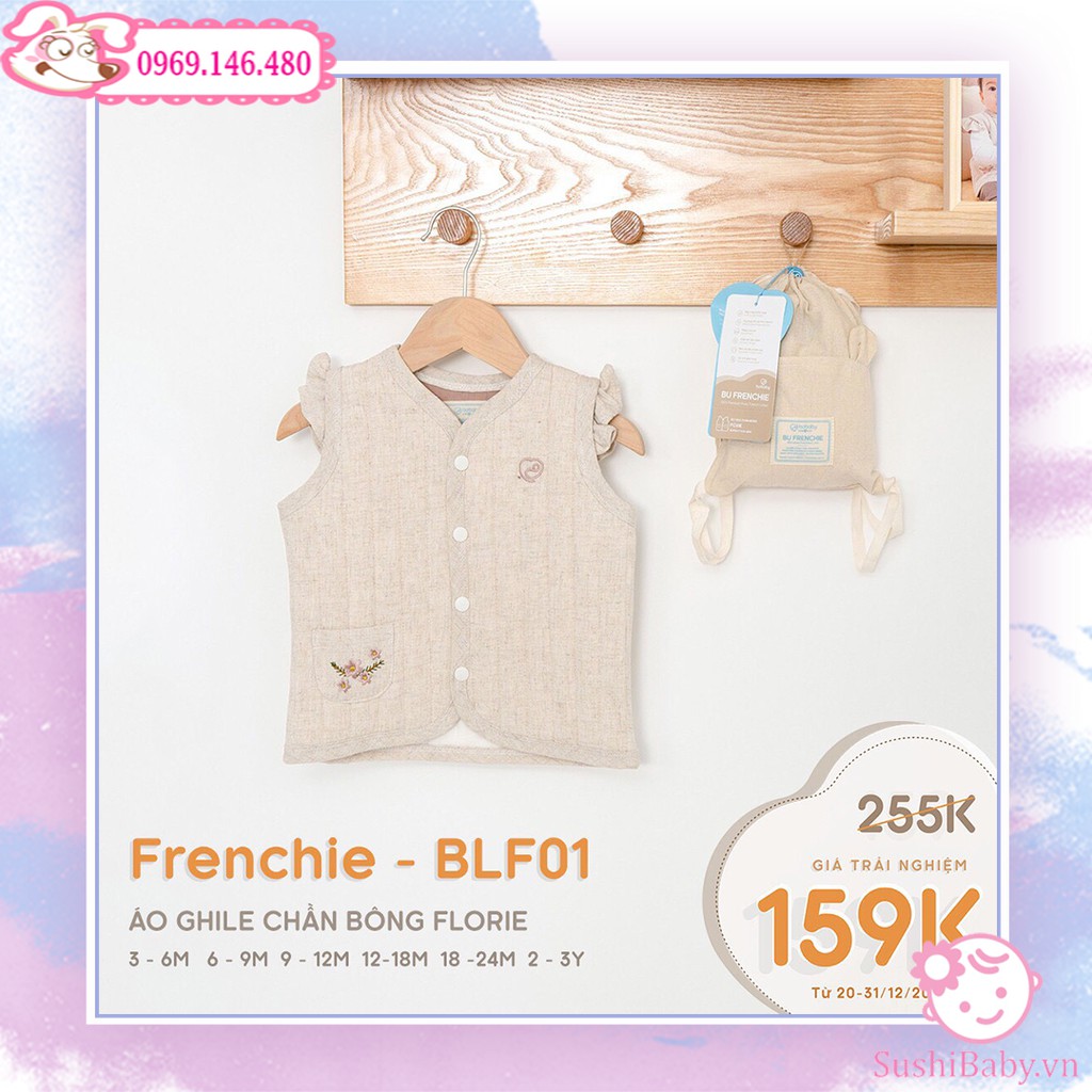 [ BU ] Áo gile chần bông bé gái Florie BLF01