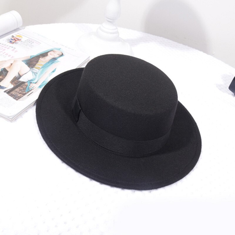 Mũ Fedora Vải Len Thời Trang Vintage Cho Nữ