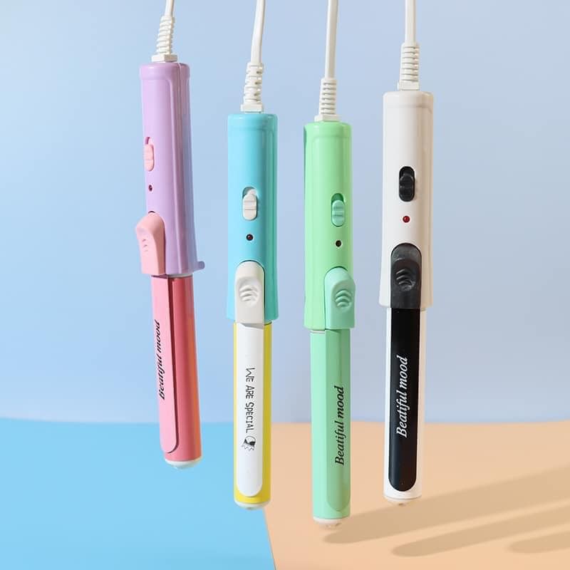 Máy uốn tóc mini nhỏ gọn, máy tạo kiểu tóc xoăn lơi tự nhiên, tiện lợi dễ bỏ túi