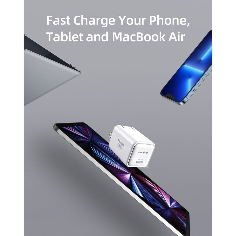 Củ Sạc Nhanh Innostyle Minigo GAN II 30W PD/PPS Dành Cho iPhone 14/13/12 Series