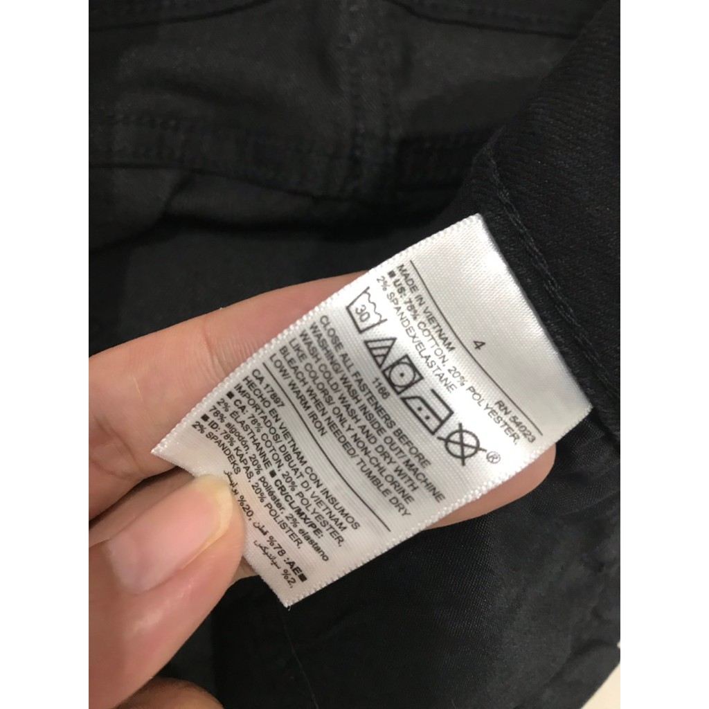 Quần Jeans đen Super Skinny Old*Navy ( có bigsize)