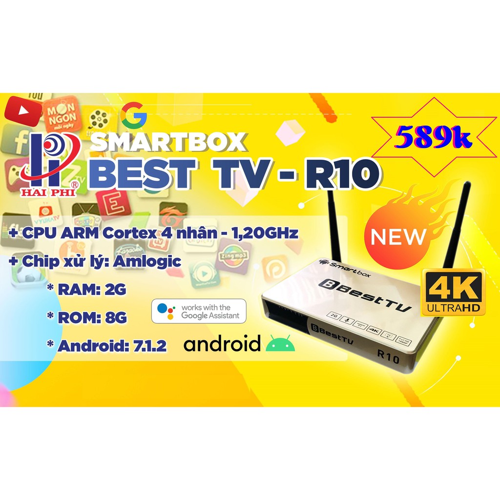 [Deal Siêu Rẻ] Tivi Box BEST TV-R10