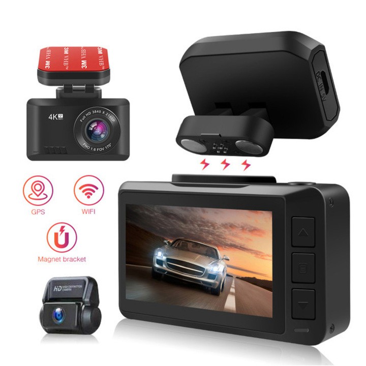 [ Bảo Hành 12 tháng] Camera hành trình ô tô Phisung G3 4K, Wifi, 2.45 inch | WebRaoVat - webraovat.net.vn