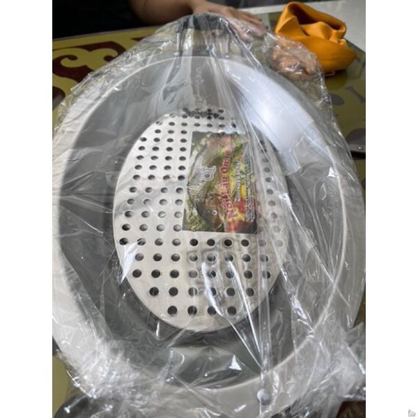 Khay cá chép om dưa CHIAN - Inox Cao cấp có kèm khay chống khê  - Hàng nguyên khối