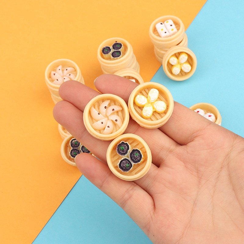 Đồ Chơi Mô Phỏng Thức Ăn Đồ Chơi Cho Điện Thoại Di Động Mặt Móc Khóa diy Xiaolongbao Hấp Bánh Bao