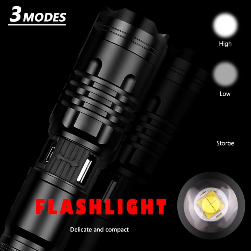 Đèn pin siêu sáng công suất lớn XHP50