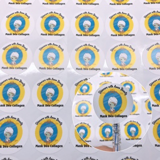 Tem sữa in theo yêu cầu khổ a3 (nói ko với thiết kế free)