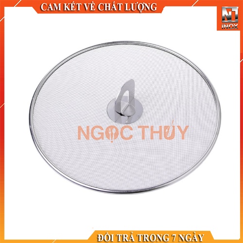 Nắp lưới inox đậy chảo chống văng dầu mỡ