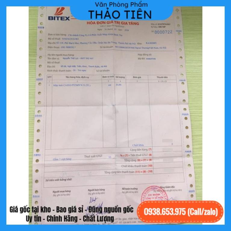 🔥kho sỉ vpp🔥 Máy tính Casio FX 570VN Plus –  580VNX Bảo Hành 7 NĂM Chính Hãng nhập khẩu THÁI LAN - VPP Thảo Tiên