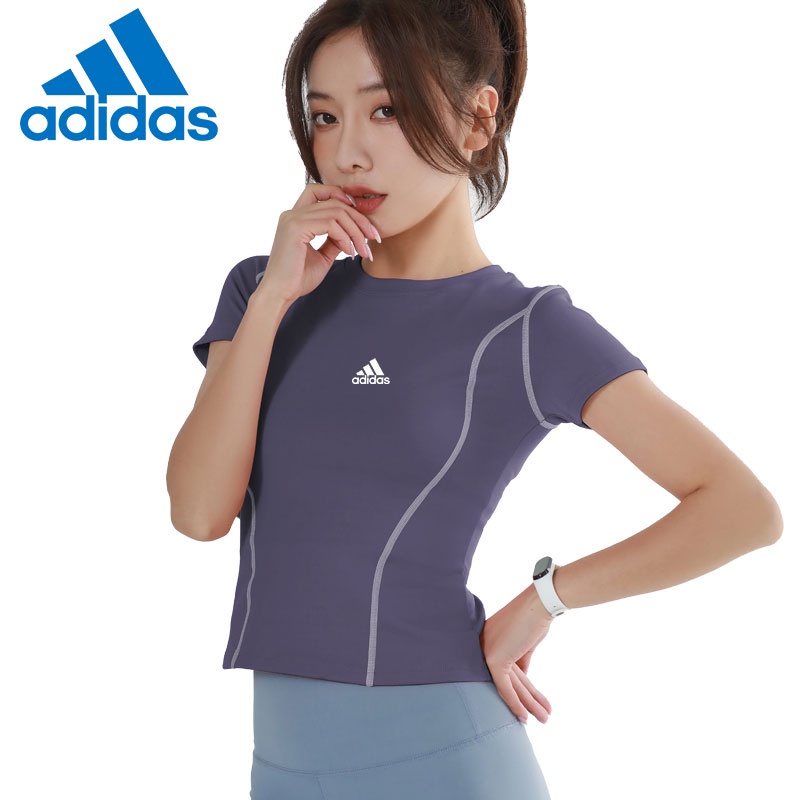 Áo Thun Thể Thao adidas Tay Ngắn Màu Trơn Nhanh Khô Thời Trang Cho Nữ