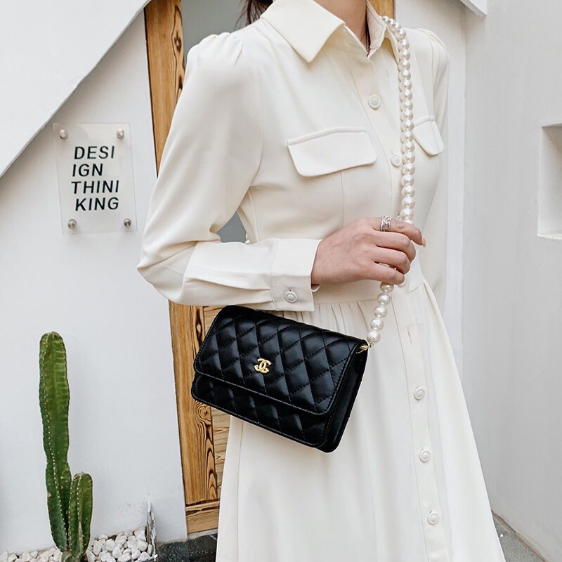 Túi đeo chéo dây ngọc size lớn | BigBuy360 - bigbuy360.vn