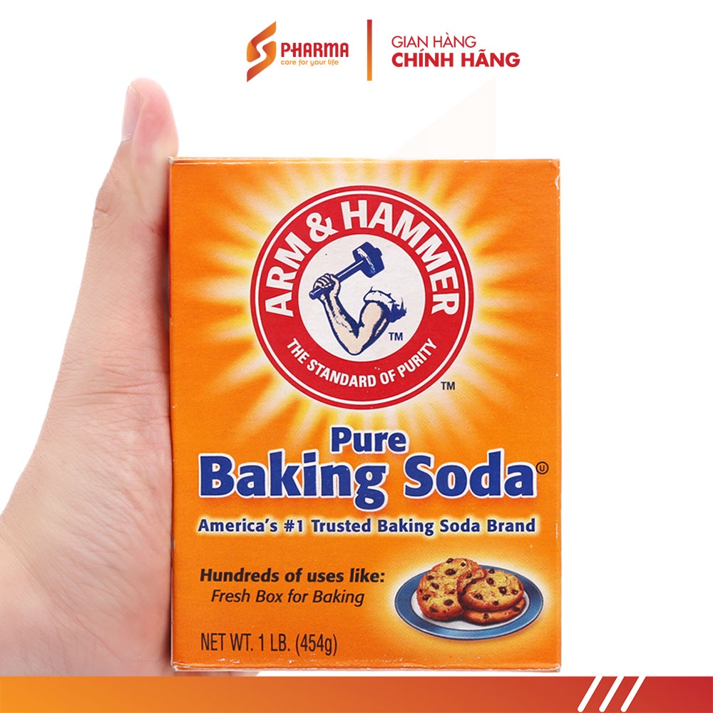 Baking Soda trắng răng, Làm sạch răng miệng, khử độc thực phẩm - Arm &amp; Hammer 454g (Mỹ)