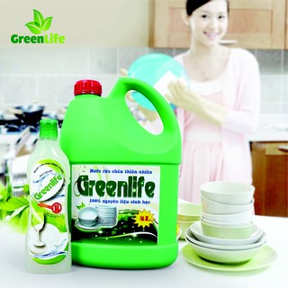 Nước rửa chén thiên nhiên Greenlife