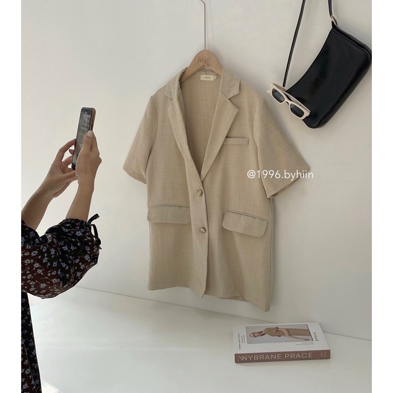 Set blazer lửng thiết kế