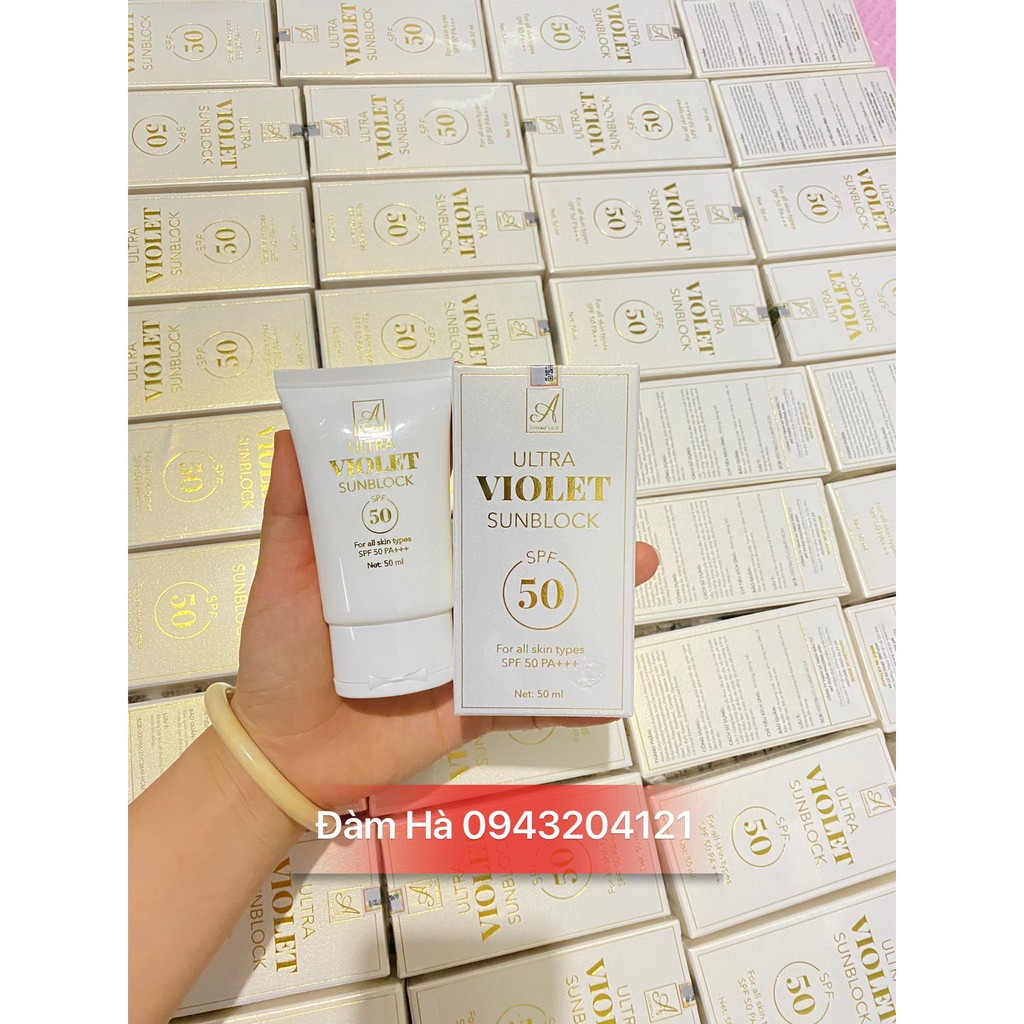 Kem Chống nắng Ultra Violet Sunblock Acosmetics Phương anh sẵn