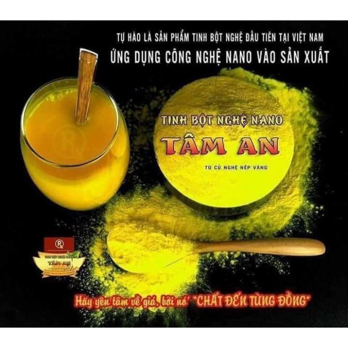 TINH BỘT NGHỆ NANO TÂM AN - Nano Curcumin 500gr **GIÁ SỐC