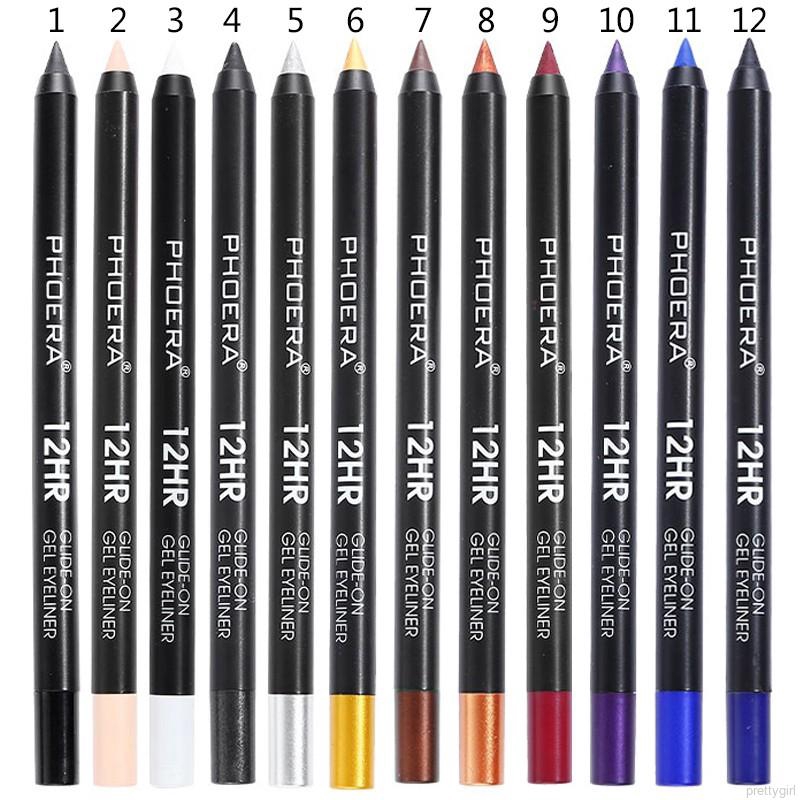 PHOERA Colorful Eyeliner Pencils Waterproof Smudge-Proof Easy To Color | BigBuy360 - bigbuy360.vn