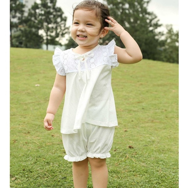 Bộ ba lỗ Lapomme cho bé gái size từ 6 tháng đến 5 tuổi
