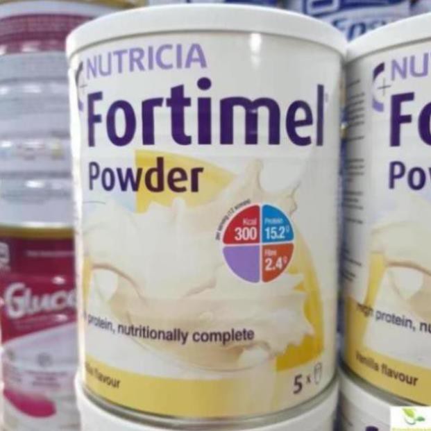 Sữa bột Fortimel Powder lon 335g- Sp dinh dưỡng tốt nhất cho người sau mổ, người già, người ốm gầy yếu.