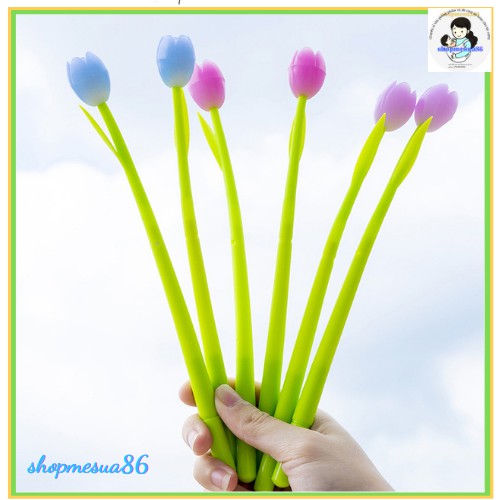 BÚT HOA TULIP ĐỔI MÀU_ĐỒ DÙNG HỌC TẬP_BÚT DỄ THƯƠNG