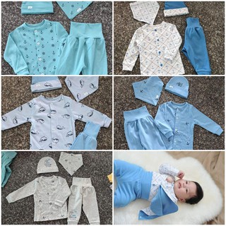 momma -set 4 chi tiết sz 3 tháng (áo+mũ+quần + yếm)