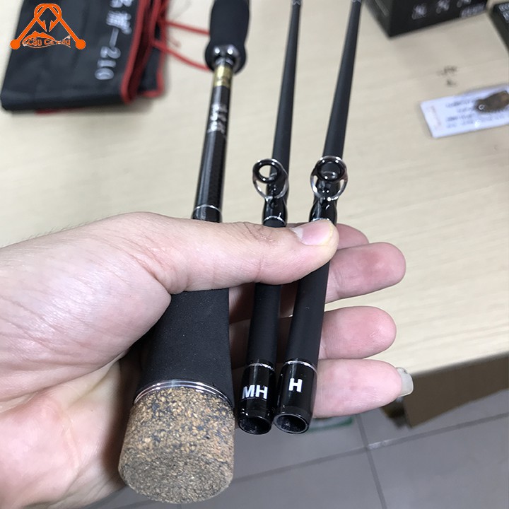 Bộ Cần Câu Lure Máy Ngang 2 Khúc H.unting B.lack Combo 59 Cần Câu Máy Giá Siêu Rẻ Bạo Lực - Câu Cá E du