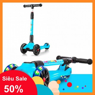 XE TRƯỢT SCOOTER 3 BÁNH PHÁT SÁNG MẪU MỚI 2019 [XE NHỰA][muarevodich]