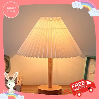 Đèn Ngủ Để Bàn Thân Gỗ Rubies House Phong Cách Vintage