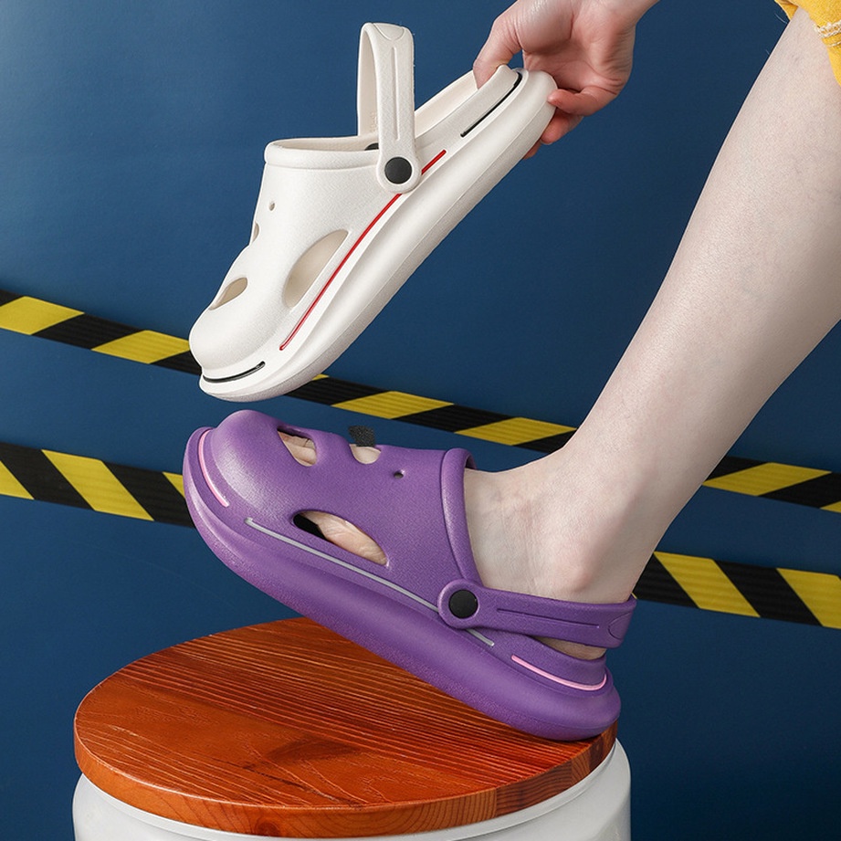 Dép Sandal Eva Đế Dày Màu Trơn Thời Trang Mùa Hè 2022 Cho Nữ