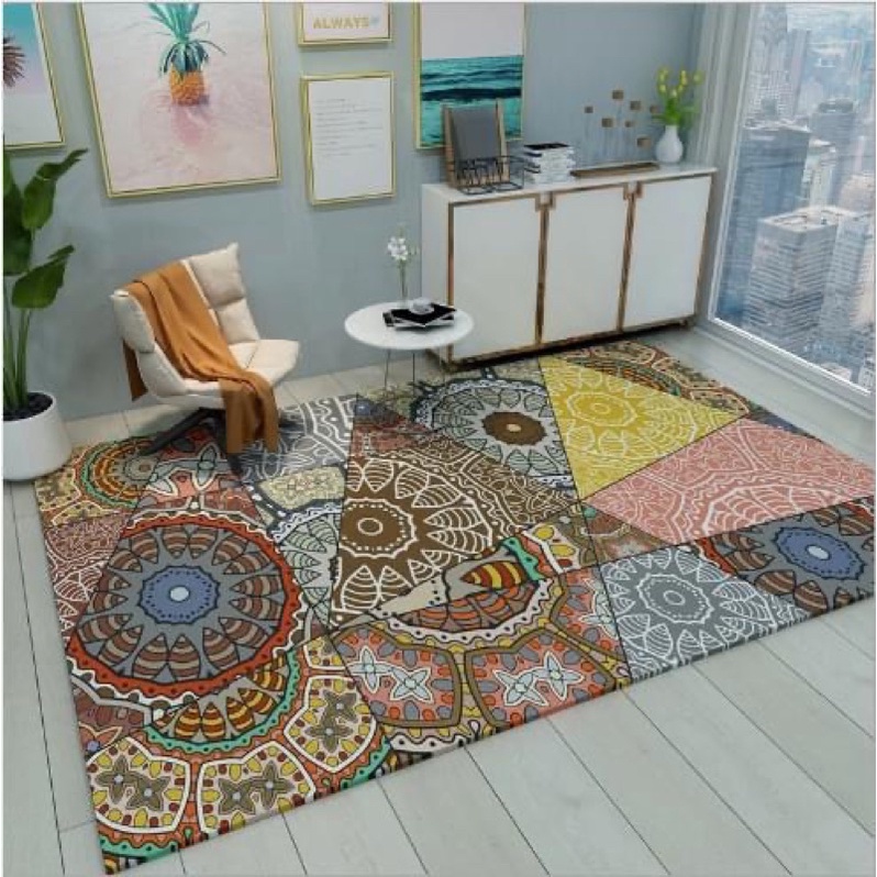 Thảm Trải Sàn Bali Hàng Loại 1 Dày 7m Size 1.6x2.3m