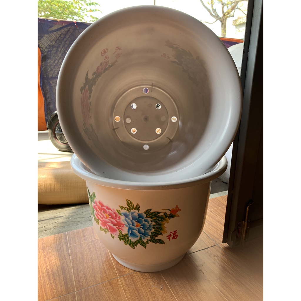 COMBO 15 CHẬU NHỰA HOA MẪU ĐƠN #H560 SIÊU ĐẸP (DỊCH TRUYỀN CHO CÂY, KEO LIỀN SẸO, BẠT PHỦ ĐẤT CHỐNG CỎ MỌC...)