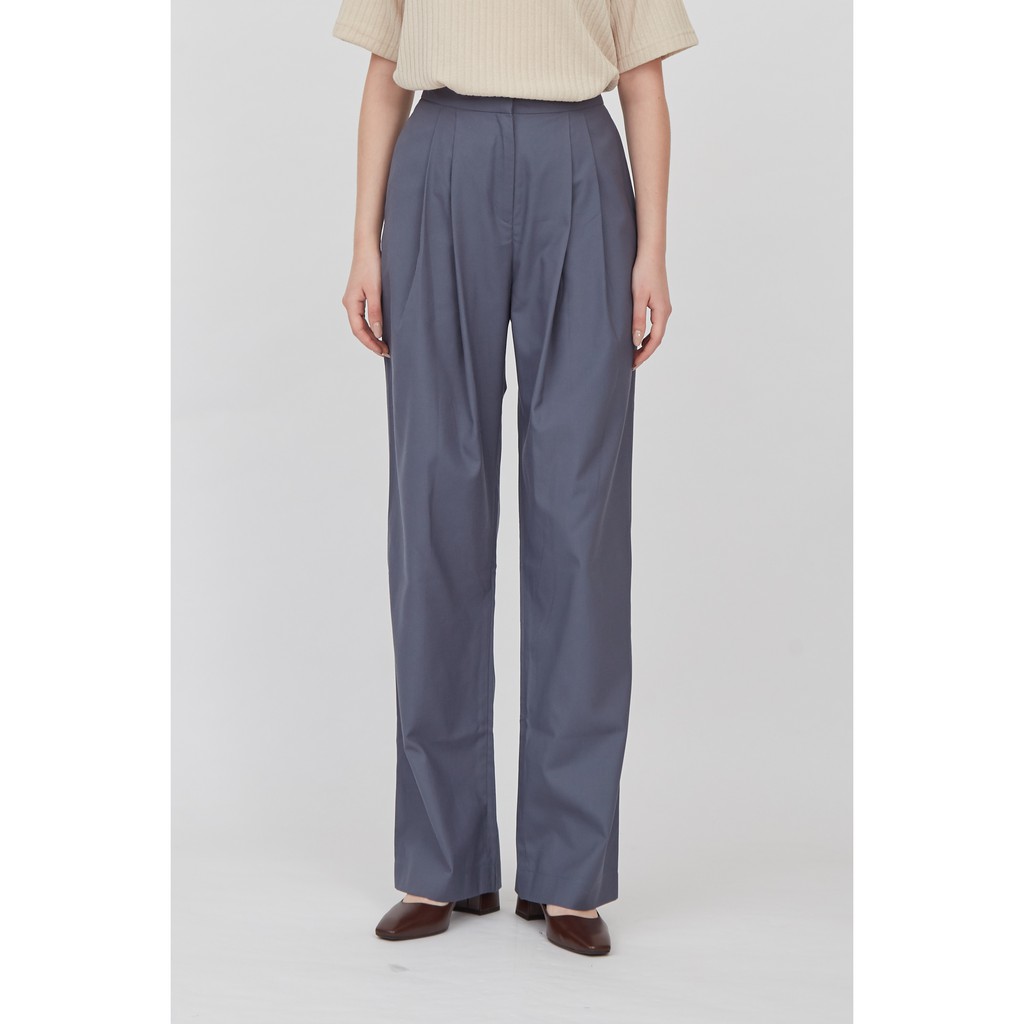 Quần Dài Vải Nhung Màu Xanh Dương Thời Trang Trẻ Trung | BigBuy360 - bigbuy360.vn