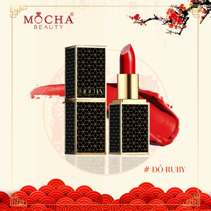 SON THỎI MOCHA MÀU ĐỎ RUBY