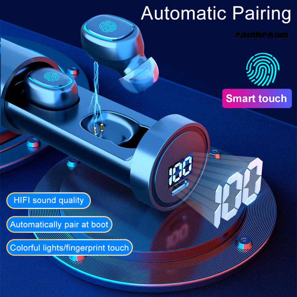 Tai Nghe Bluetooth 5.0 Không Dây Mini / Rej / Tws-202