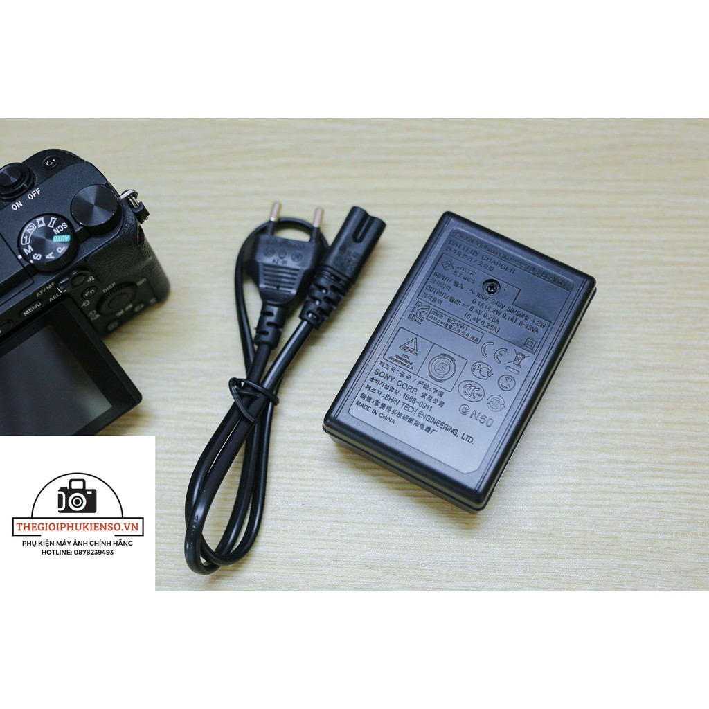 Sạc Sony BC-VW1 chính hãng Sony NP-FW50 - A6000, A6300, A6500, A7, A7R, A7S, A7II, A7RII, A7SII