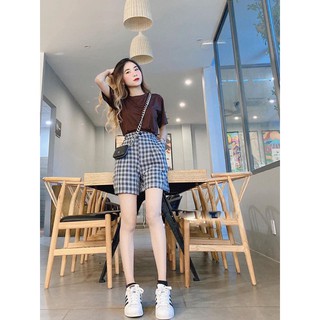 SET ÁO THUN + QUẦN CARO NGỐ