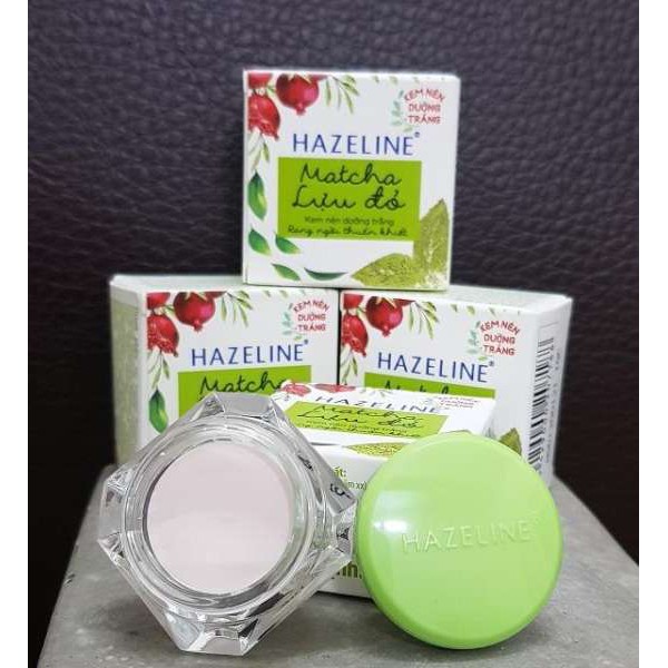 Combo 10 hộp kem nén hazeline matcha lựu đỏ 3g