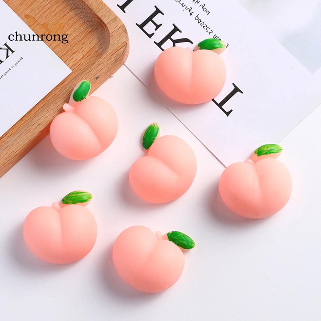 Cr Đồ Chơi Nắn Bóp Đàn Hồi Giảm Stress Hình Quả Đào 3D