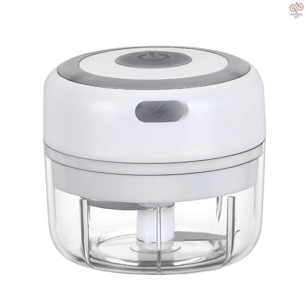 Mini Garlic Grinder Electric Garlic Chopper Cordless Food Fruit Vegetable Blender Kitchen Gadgets 100ML USB Rechargeable