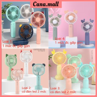Quạt mini cầm tay Mini fan Quạt cầm tay gấp gọn sạc usb