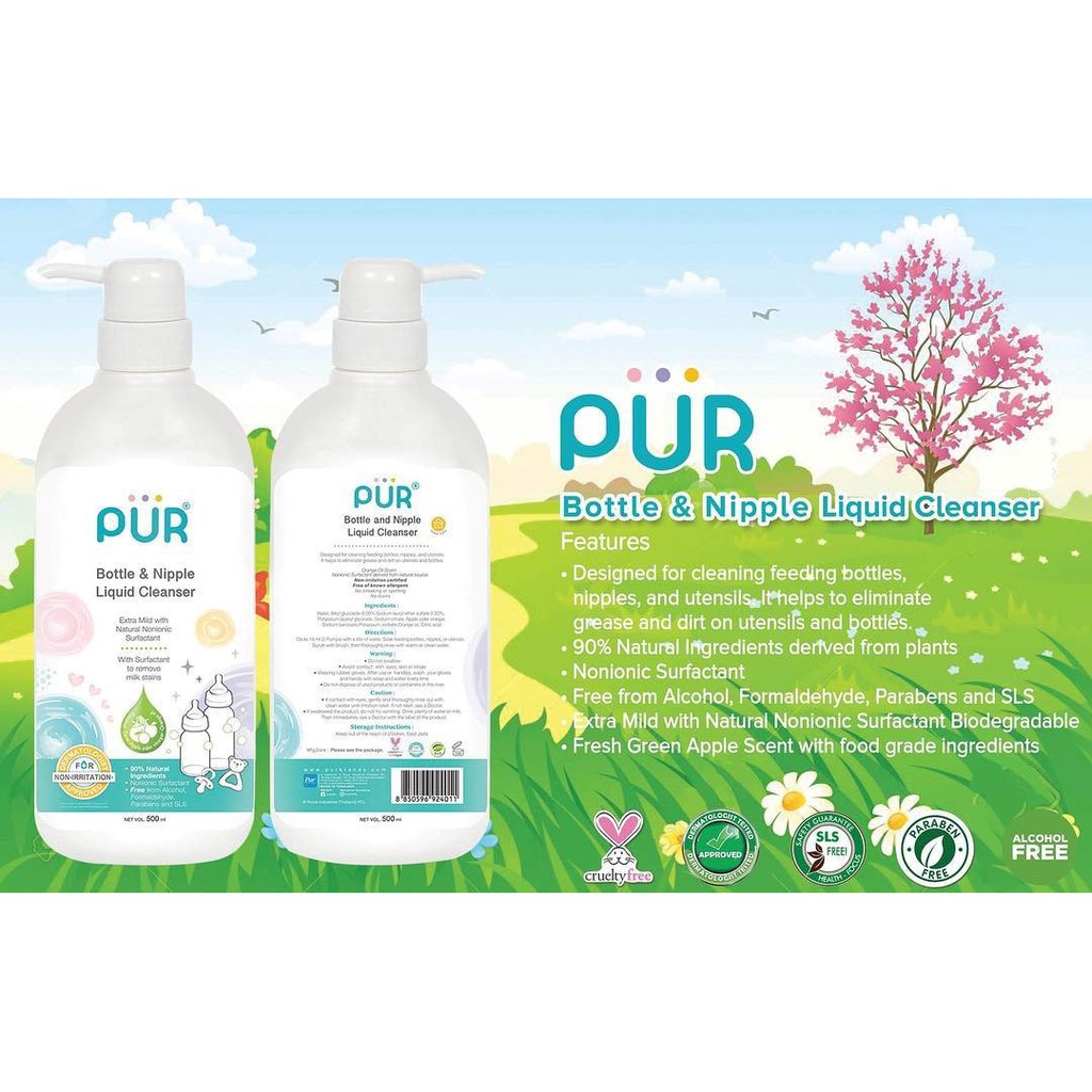 Nước súc bình Pur 500ml (2401)