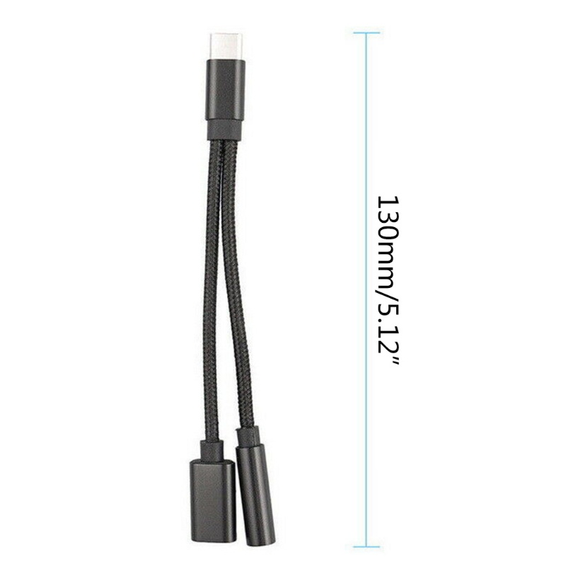 Dây Cáp Chuyển Đổi Đầu Type-C Sang 3.5mm Bằng Hợp Kim Nhôm Chuyên Dụng Cho Kỹ