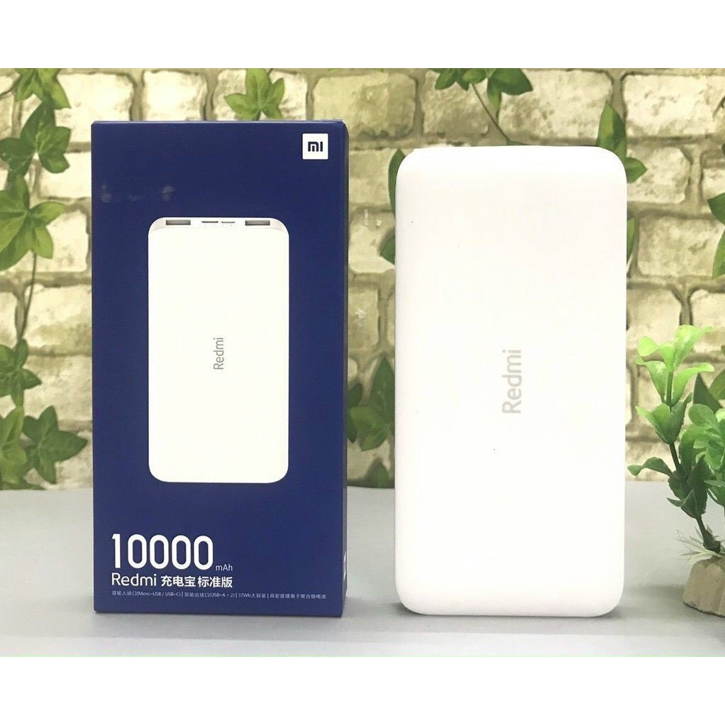 Pin Sạc Dự Phòng Xiaomi Redmi Dung lượng 10000 mAh Tích Hợp Cổng Type-C Bảo Hành 12 Tháng