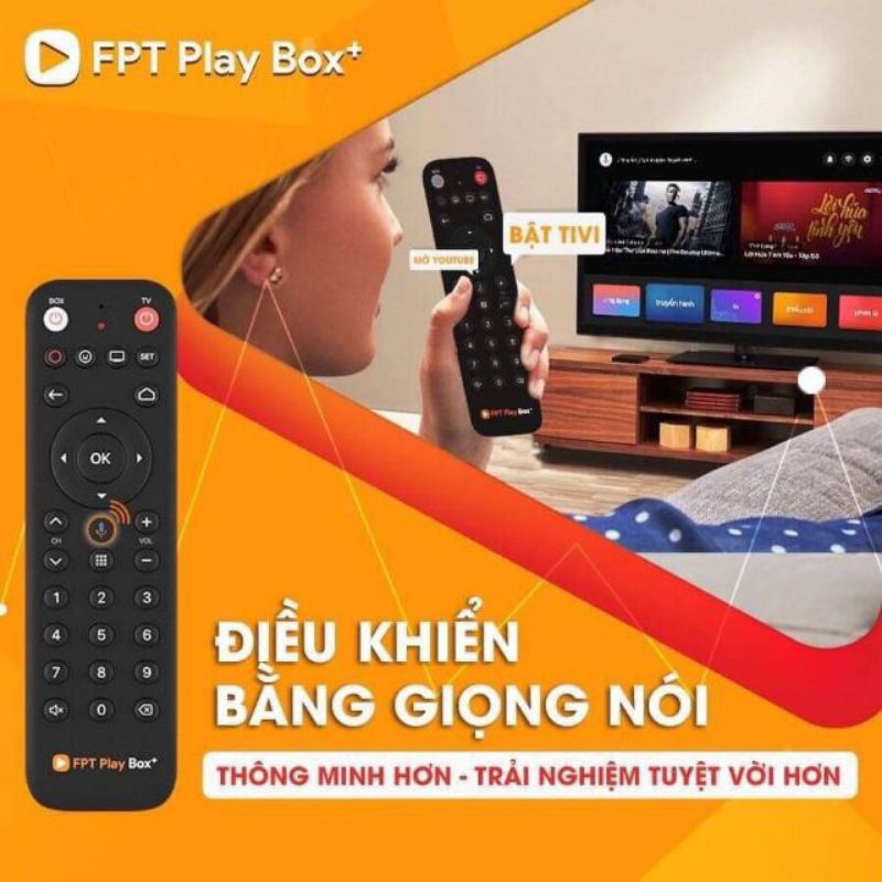 Điều khiển  tìm kiếm giọng nói cho hộp box FPT PLAY BOX