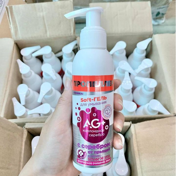 Gel Rửa Mặt Propeller Silver Ag+ Nga