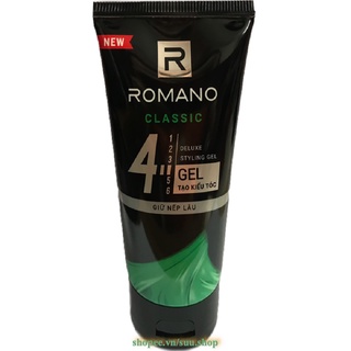Gel vuốt tóc Romano Classic giữ nếp lâu mềm tóc 150g-Mẫu mới suu.shop cam kết 100% chính hãng