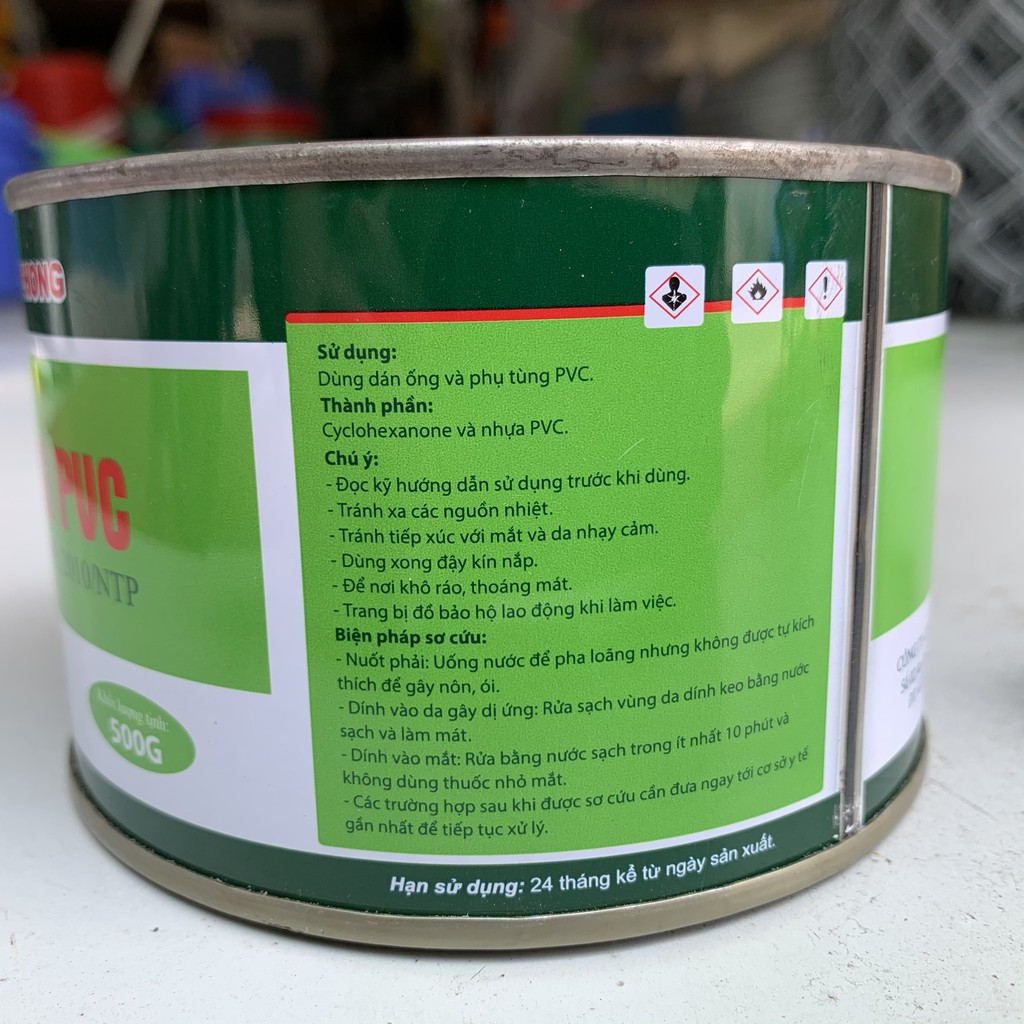 Hộp 500g, 1kg Keo dán ống nhựa Tìền Phong
